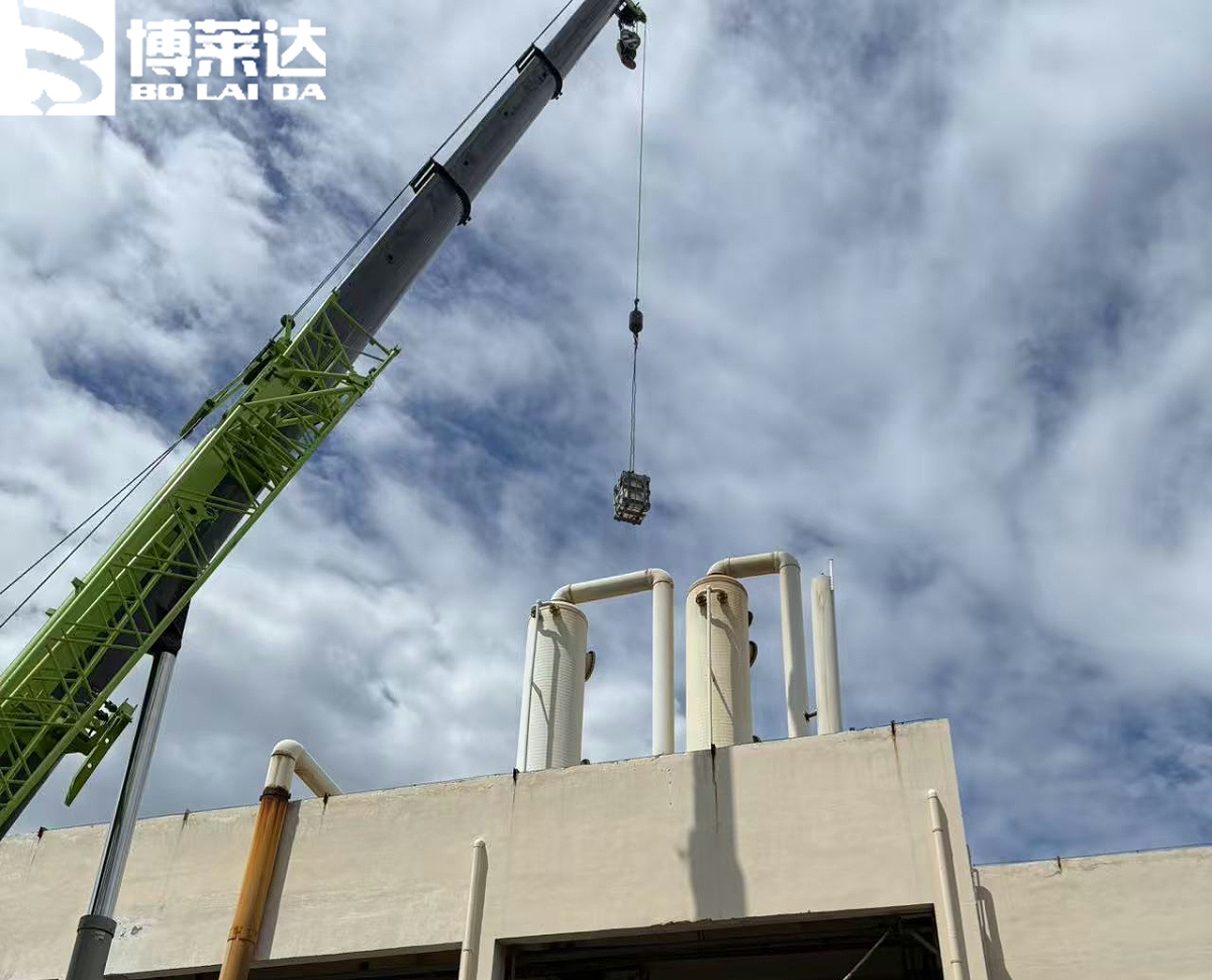 锂电厂除尘消白