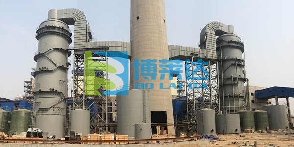 回转窑烟气处理方法：石灰石石膏法脱硫